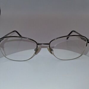 Emozioni by Safilo EM 4394 6LB Ruthenium Womens Half Rim Eyeglasses 51-17-130